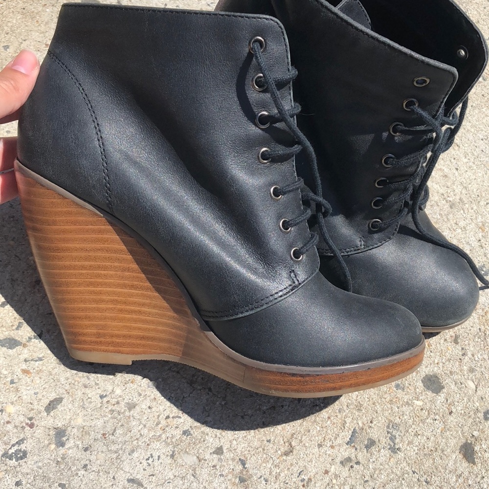 wedge booties